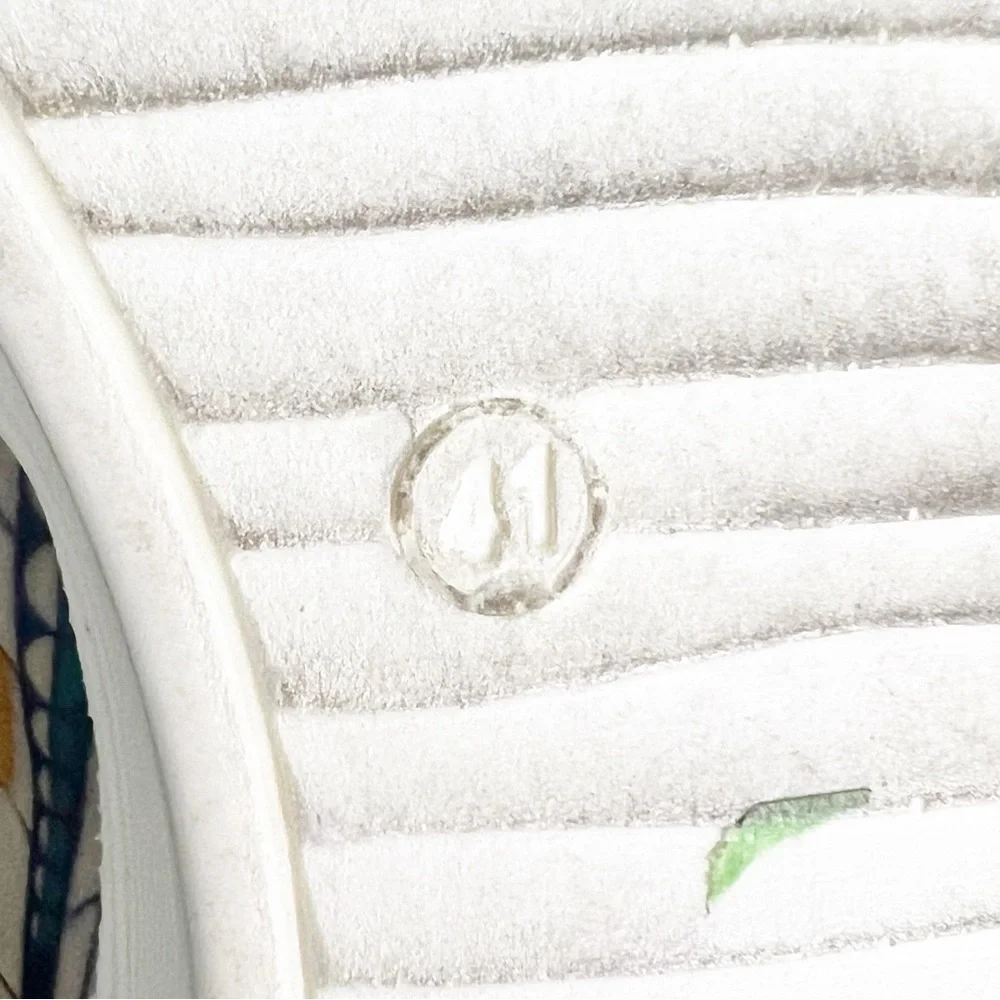 GOBY Blue Feather Lion‎ Slip-On Sneakers